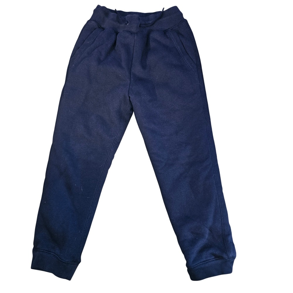 GAP Kids Blue Sweatpants‎ Fleece Lined S (6-7) Jogger Pants Winter Snow Camping